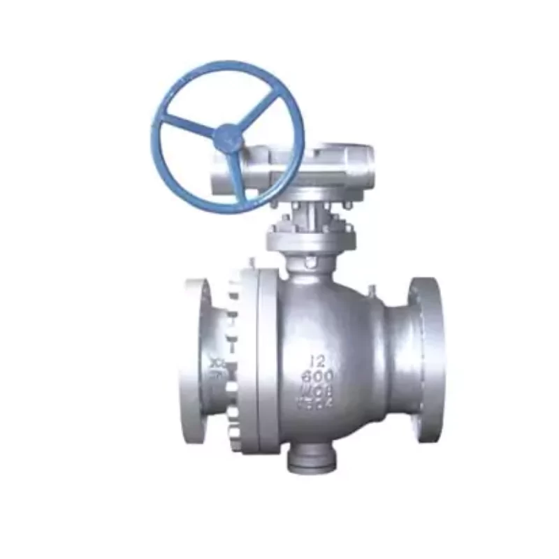 Cast Steel Trunnion Industrial Ball Valve