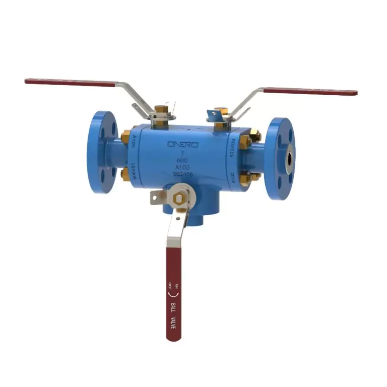 Three-Way Industrial Ball Valve