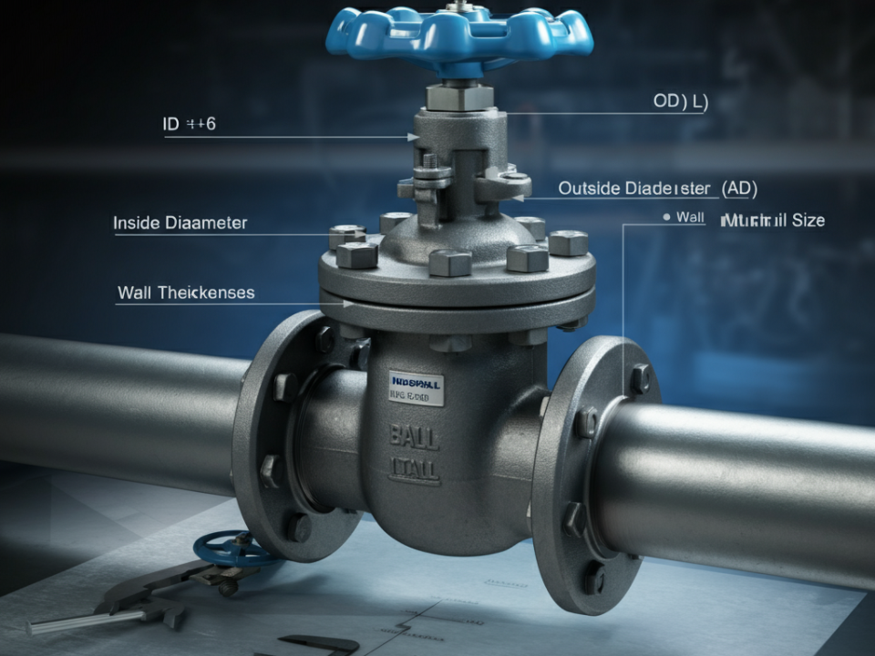 understand industrial ball valve size